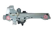 Rear door window regulator with motor