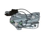 Rear door window regulator with motor