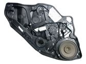 Rear door window regulator with motor