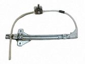 Rear door window regulator with motor
