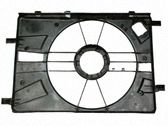 Radiator cooling fan shroud