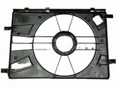 Radiator cooling fan shroud