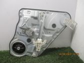 Rear door window regulator with motor