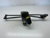 Front wiper linkage and motor