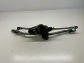 Front wiper linkage and motor