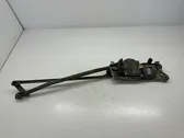 Front wiper linkage and motor