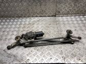 Front wiper linkage and motor