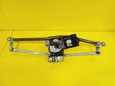 Front wiper linkage and motor