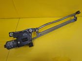 Front wiper linkage and motor