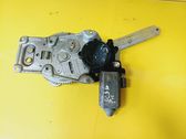 Rear door window regulator with motor
