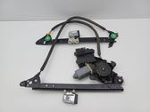 Rear door window regulator with motor