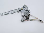 Rear door window regulator with motor