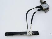 Rear door window regulator with motor