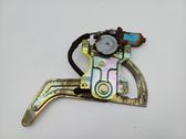 Rear door window regulator with motor