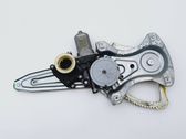 Rear door window regulator with motor