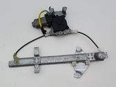 Rear door window regulator with motor
