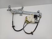 Rear door window regulator with motor