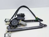 Rear door window regulator with motor