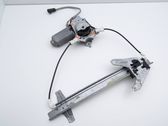 Rear door window regulator with motor