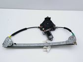 Rear door window regulator with motor