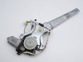 Rear door window regulator with motor