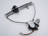 Rear door window regulator with motor