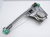 Rear door window regulator with motor