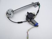 Rear door window regulator with motor