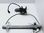Rear door window regulator with motor
