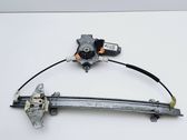 Rear door window regulator with motor