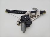Rear door window regulator with motor