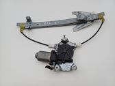 Rear door window regulator with motor