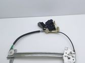 Rear door window regulator with motor