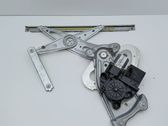 Rear door window regulator with motor
