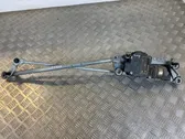 Front wiper linkage and motor