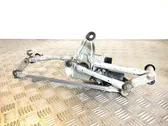 Front wiper linkage and motor