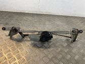 Front wiper linkage and motor
