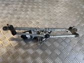 Front wiper linkage and motor