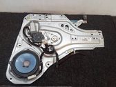 Rear door window regulator with motor