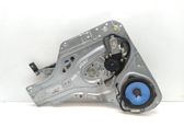 Rear window lifting mechanism without motor