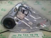 Rear door window regulator with motor