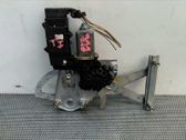 Rear window lifting mechanism without motor