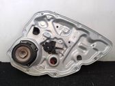 Rear door window regulator with motor
