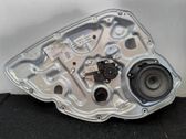 Rear window lifting mechanism without motor