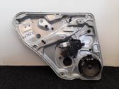 Rear window lifting mechanism without motor