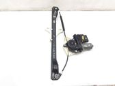 Rear window lifting mechanism without motor