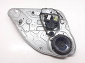 Rear window lifting mechanism without motor