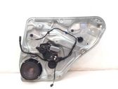 Rear door window regulator with motor