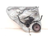 Rear window lifting mechanism without motor