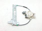 Rear window lifting mechanism without motor